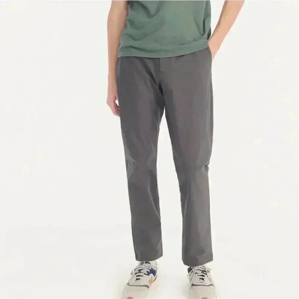 J crew 1040 athletic tapered tech pants Medford coal grey 36x32 NWT